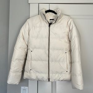 Beige Mountain Hardwear Puffer Jacket
